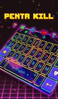 Penta Kill Keyboard Theme ảnh chụp màn hình 2