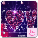 Pink Love Diamond Keyboard Theme APK