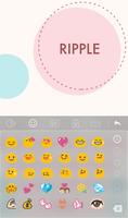 Pink Ripple Keyboard Theme screenshot 2