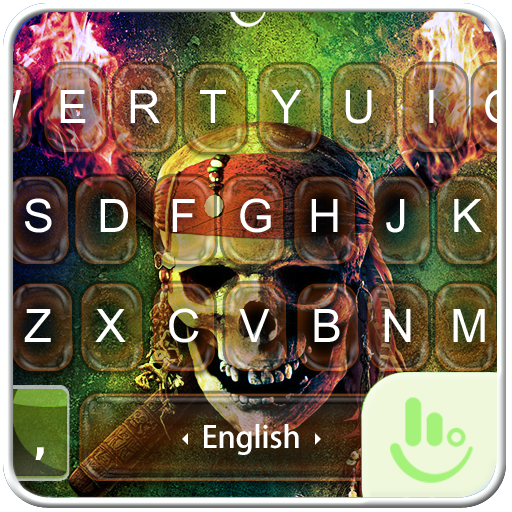 Pirate Skull Keyboard Theme