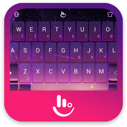 Purple Sky Keyboard Theme