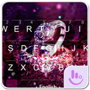 Purple Diamond Keyboard Theme APK