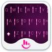 Purple Matrix Keyboard Theme