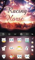 Live Racing Horse Keyboard Theme تصوير الشاشة 3