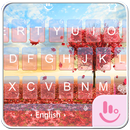 Love Tree Emoji Keyborad Theme APK