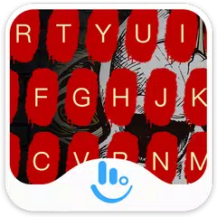 Skull Graffiti Keyboard Theme APK 下載
