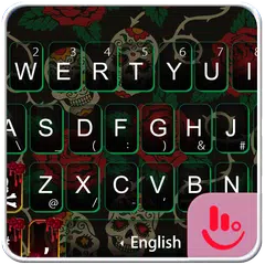 Skull & Rose Keyboard Theme アプリダウンロード