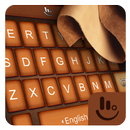 Silver Elegant Lether Keyboard Theme APK