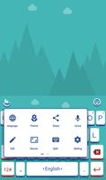 TouchPal Snow Covered Keyboard скриншот 1