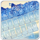 Winter Snow Field Mountain Keyboard Theme icon