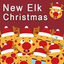 Cute Elk Christmas Keyboard Sticker APK