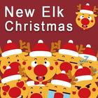 Cute Elk Christmas Keyboard Sticker icon