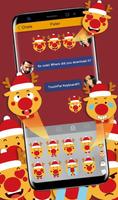 Cute Elk Christmas Keyboard Sticker screenshot 1