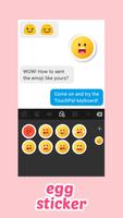 Egg Keyboard Sticker ảnh chụp màn hình 1