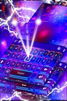 Colored Lights Teclado Tema captura de pantalla 3