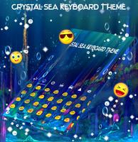 Crystal Sea Keyboard Affiche