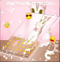 Pink Theme Keyboard poster