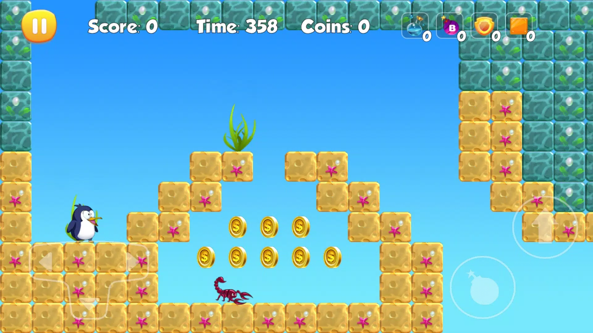 Hopping Penguin, jogo estilo plataforma para Windows Phone