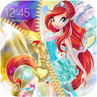 Icona Winx Zipper Lock Screen