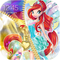 Winx Zipper Lock Screen