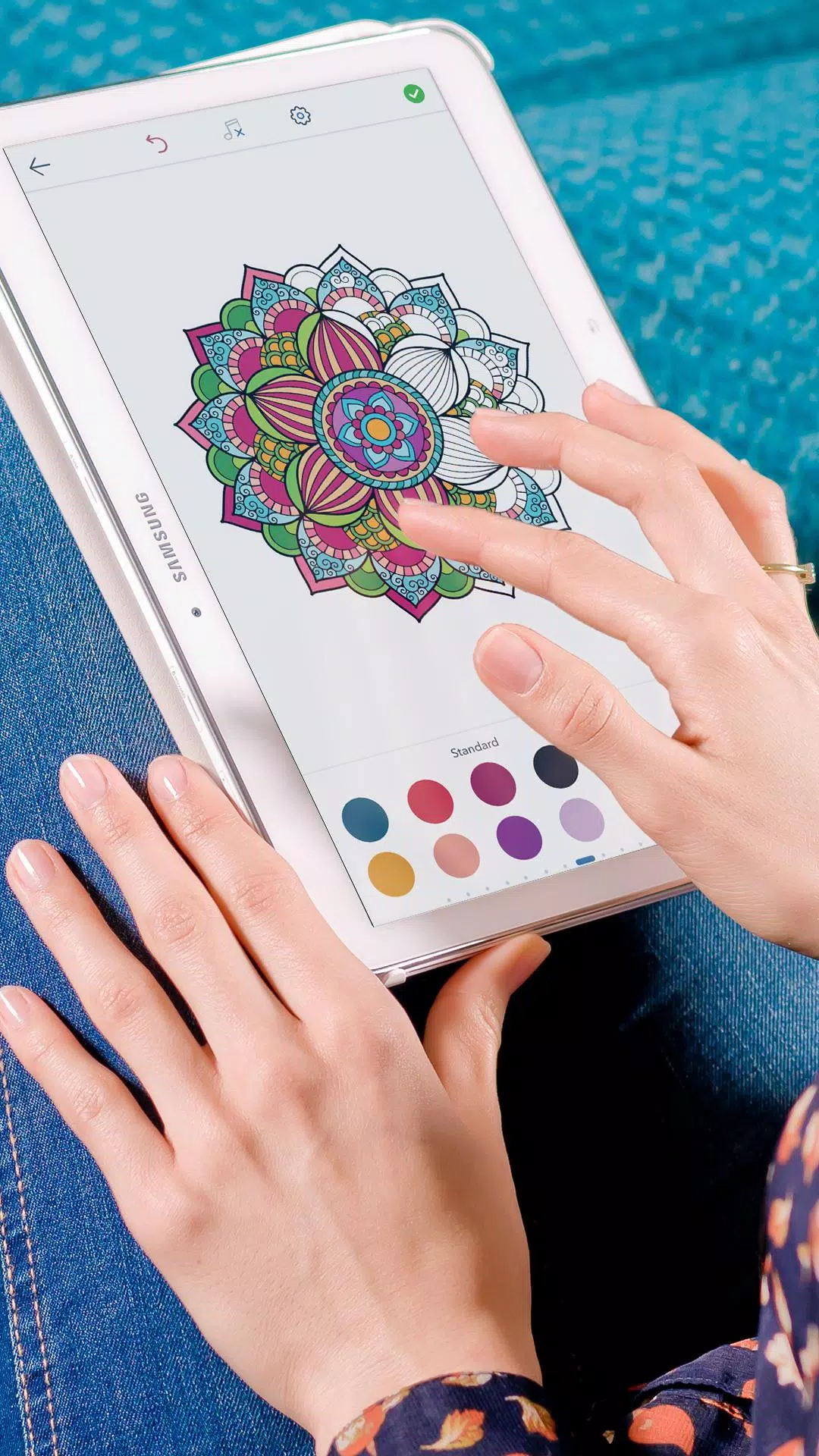 Jogo de colorir padrão de mandala versão móvel andróide iOS apk baixar  gratuitamente-TapTap