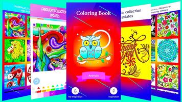 Coloring Book For_Adults 포스터