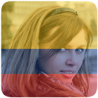 Colombia Flag Profile Picture-icoon