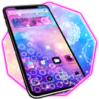 Color Nebula Galaxy Gravity Theme icono