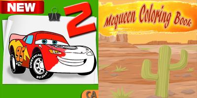 Mcqueen Coloring pages 2 Cars 3 - Coloring Mcqueen plakat