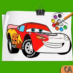 Скачать Mcqueen Coloring pages Cars 3 APK