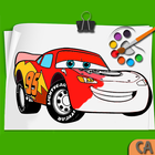 Mcqueen Coloring pages Cars 3 icon