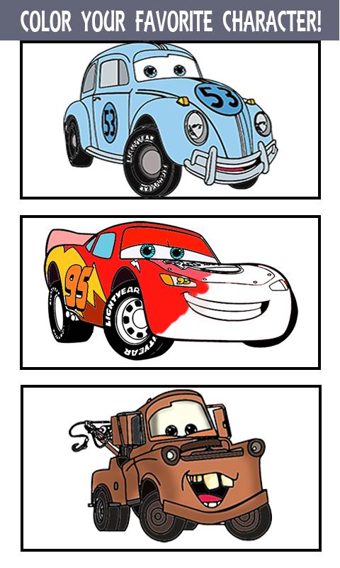 Mcqueen Coloring pages Cars 3 APK for Android Download