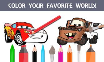 Mcqueen Coloring pages Cars 3 截图 3