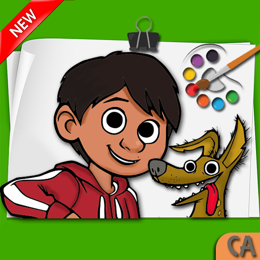 Color COCO Miguel Coloring Book for kids