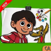 Color COCO Miguel Coloring Book for kids