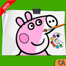 Peppa Pig Coloring book - Coloring Peppa Pig APK