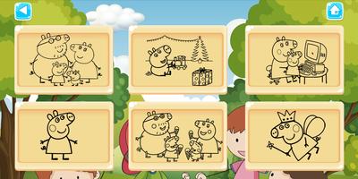 Peppa Pig Coloring book imagem de tela 1