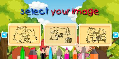 Peppa Pig Coloring book imagem de tela 2