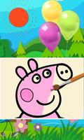 Peppa Pig Coloring book imagem de tela 3