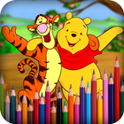 Drawing and Coloring Book Game أيقونة