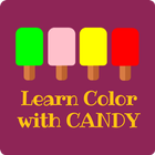 Learn colors with Candy for Kids icône