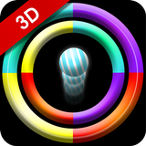 Bola de color: interruptor 3D icono