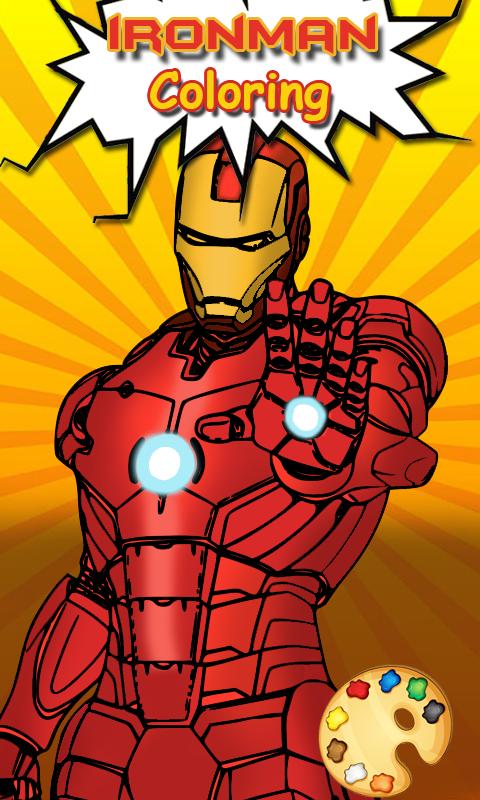 ironman coloring pages superheroes coloring book for