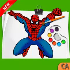 Spider-Man Coloring pages : Spider Games APK Herunterladen