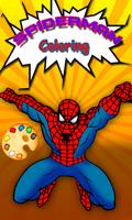 Spider-Man Coloring pages : Spider Games Ekran Görüntüsü 1