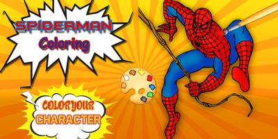 Spider-Man Coloring pages : Spider Games Ekran Görüntüsü 3