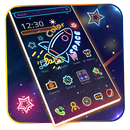 Color Space Rocket Theme APK