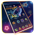 Color Space Rocket Theme icon