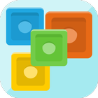 Falling tiles icon