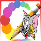 COLORING THE TOM AND MOUSE иконка
